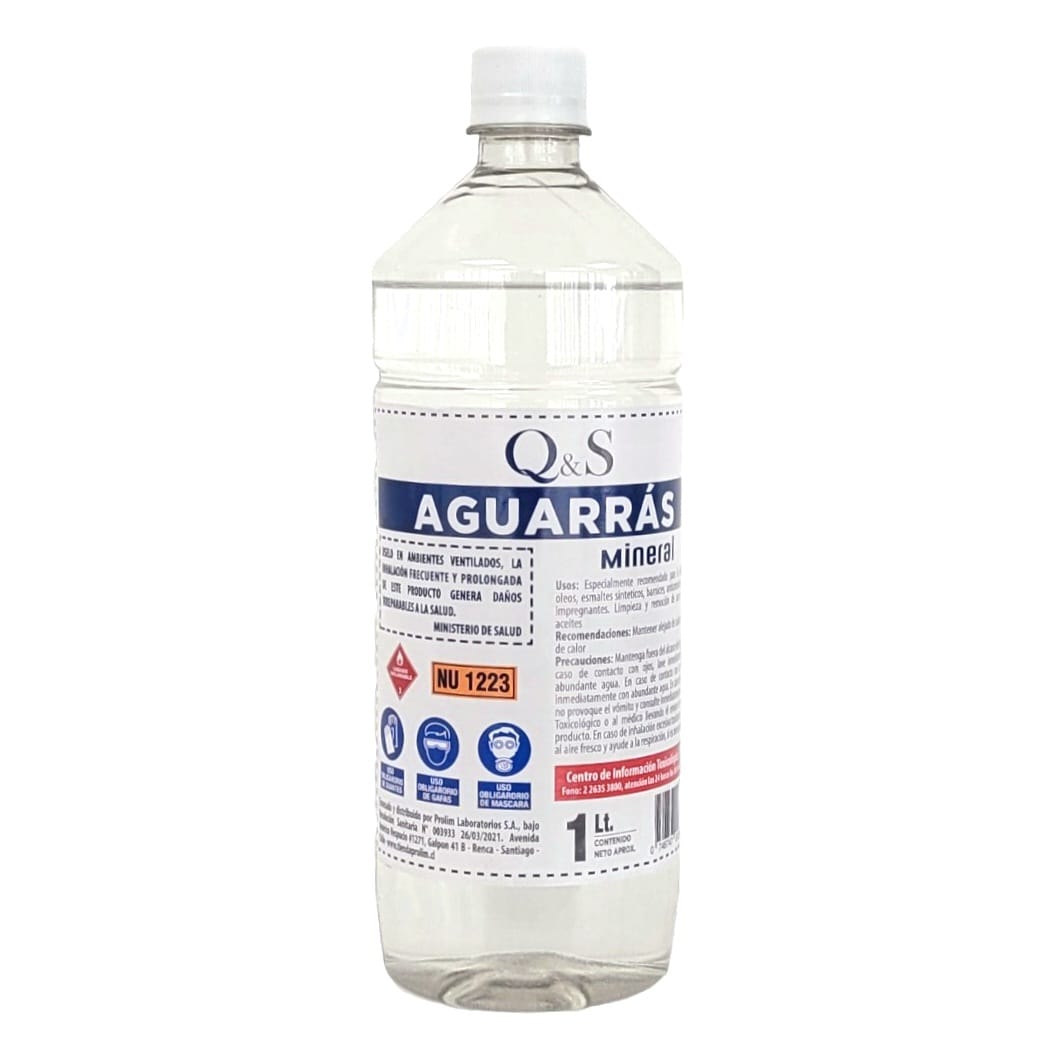 Aguarrás Mineral -  Caja (15 un x 1 Litro)